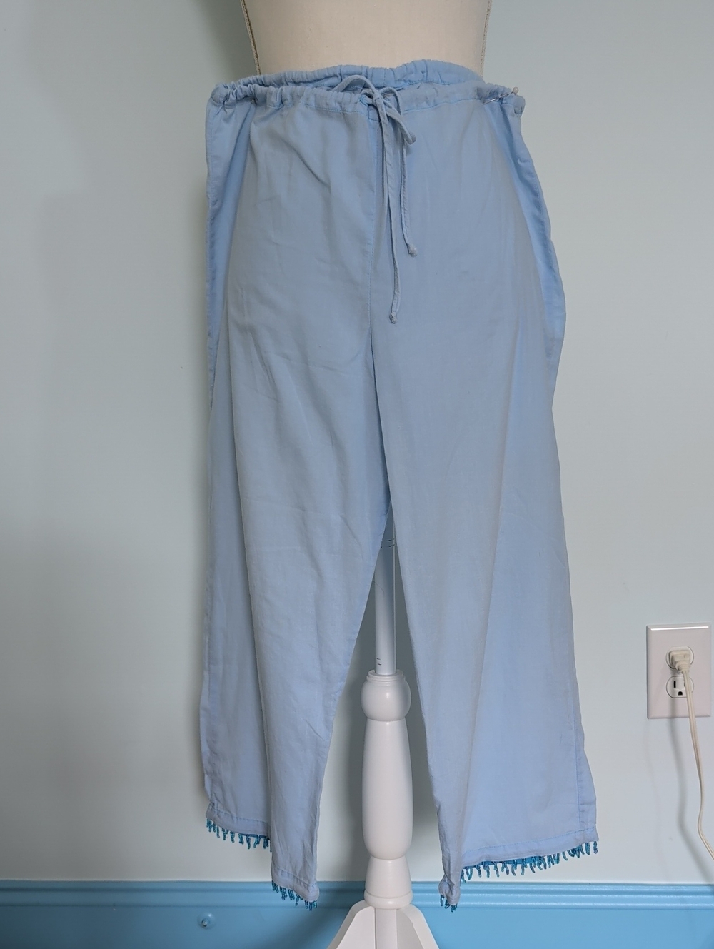 JAG Light Blue Drawstring Lounge Pants pajama y2k cotton